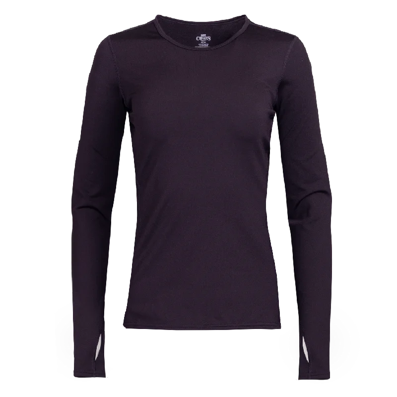 Women's Micro-Elite Chamois Crewneck - Black