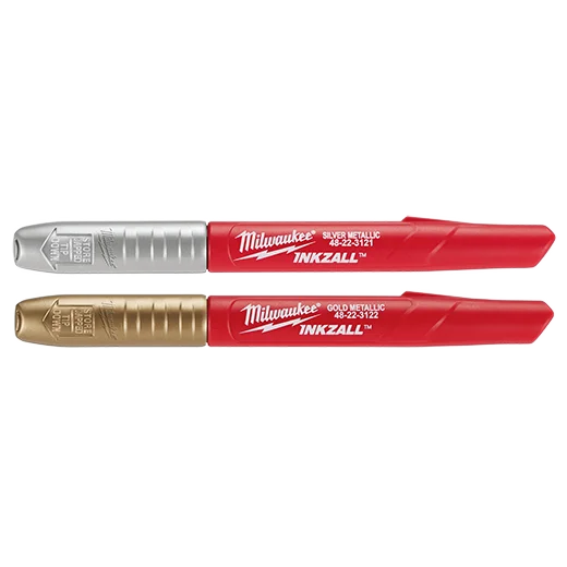 Inkzall Fine Point Metallic Marker - Silve/gold 2 Pack