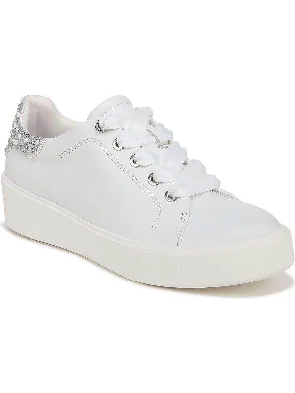 Morrison Bliss Womens Leather Jeweled Casual and Fashion Sneakers