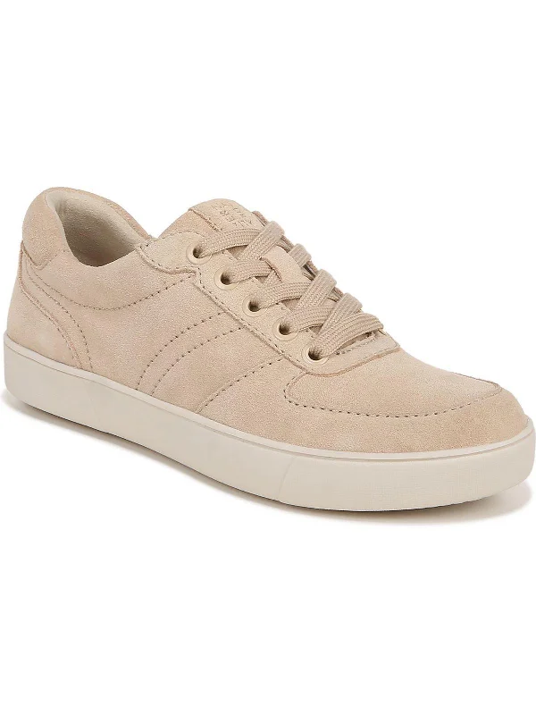 Murphy Womens Leather Lace Up Casual and Fashion Sneakers