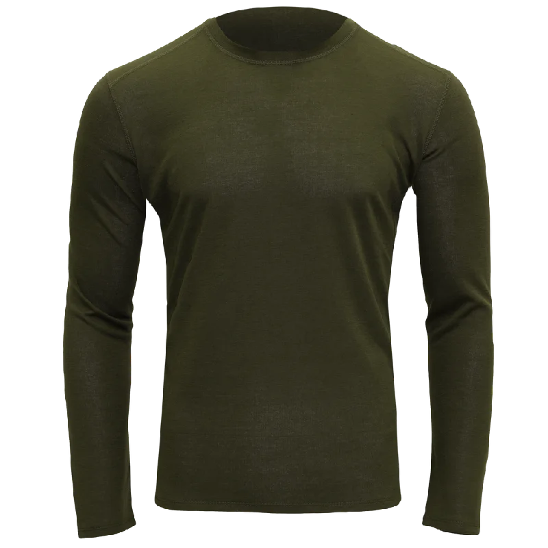 Men's Double Layer Crewneck - OD Green