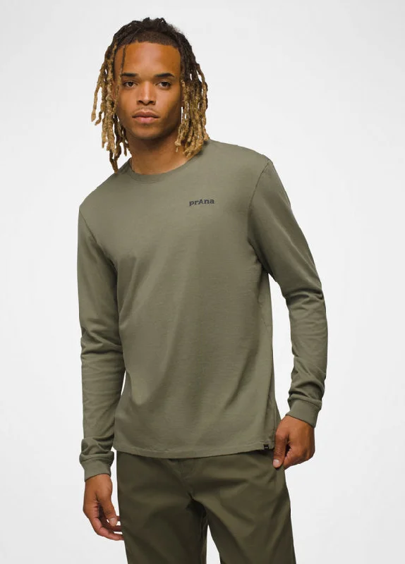 Men's Everyday Graphic Long-Sleeve Tee - Rye Green Standard