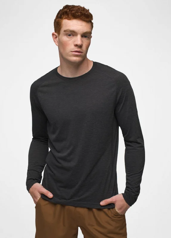 Men's Mission Trails Long-Sleeve Tee - Black Heather