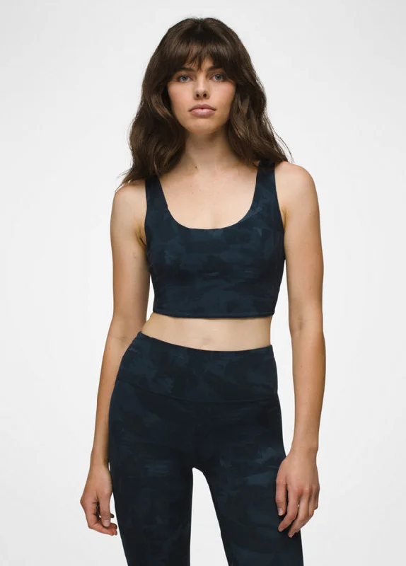 Women's Luxara Reversible Crop Top - Stormy Night/Crosswind