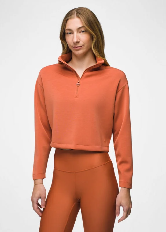 Women's Shea Half Zip - Terracotta