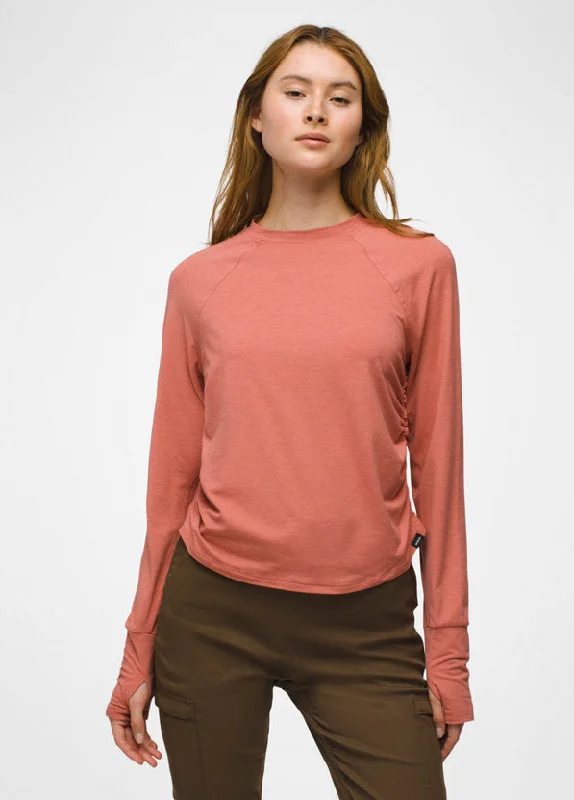 Women's Sol Searcher Long-Sleeve Crew - Terracotta