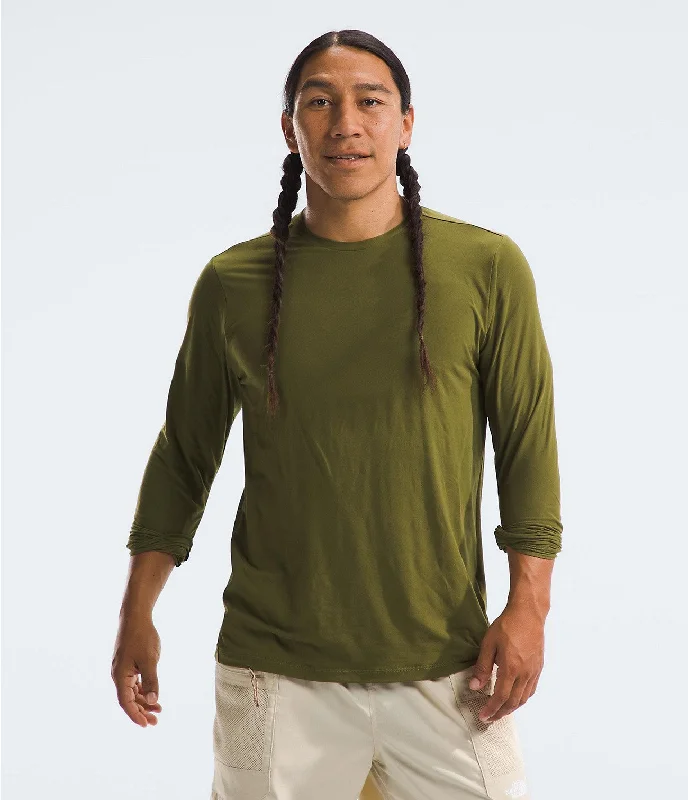 Men's Dune Sky Long-Sleeve Crew - Forest Olive