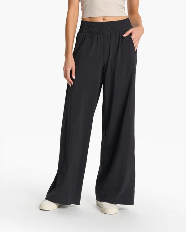 Women's Villa Wideleg Pant - Black