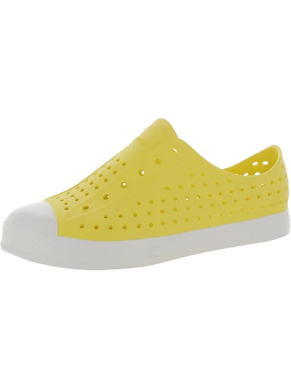 Womens Perforated Clog Slip-On Sneakers